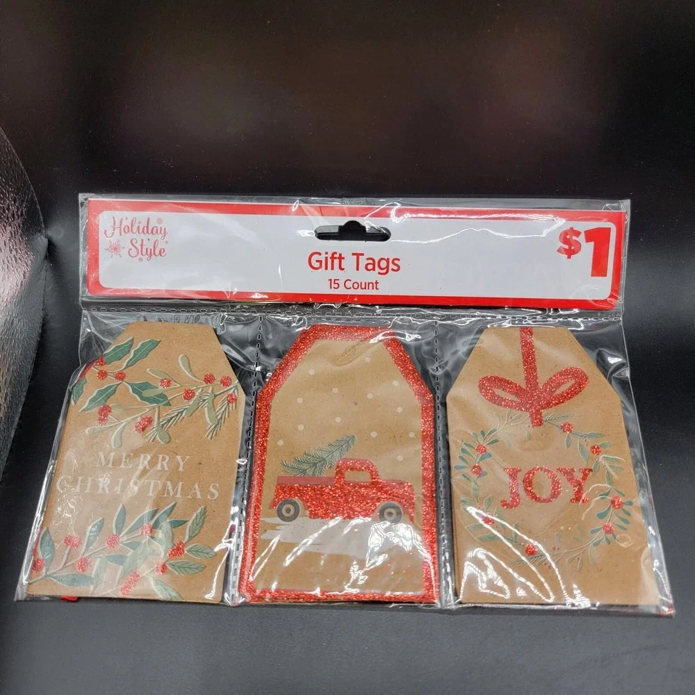 Holiday‎ Style Gift Tags And Bows